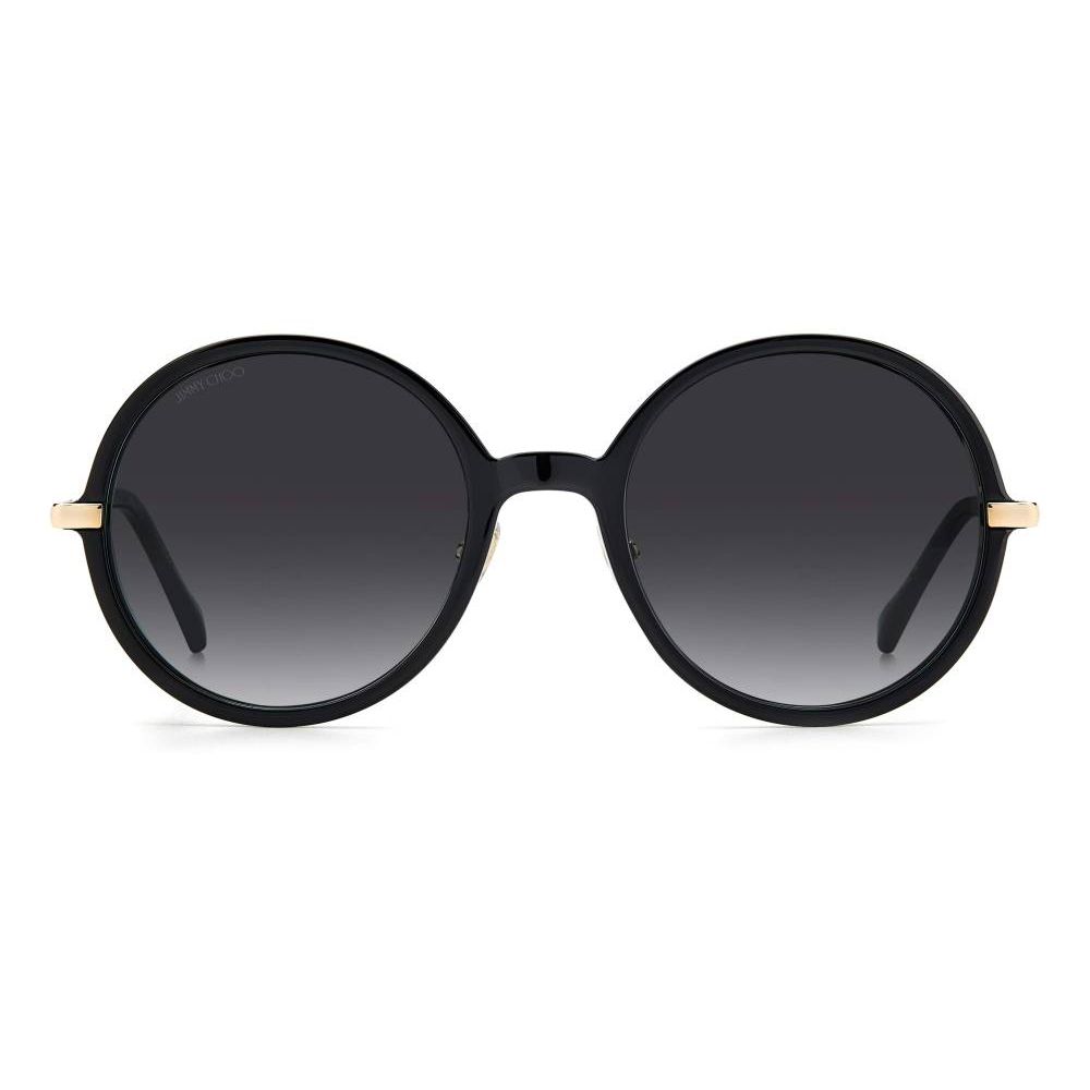 Jimmy Choo Schwarze Metall-Sonnenbrille