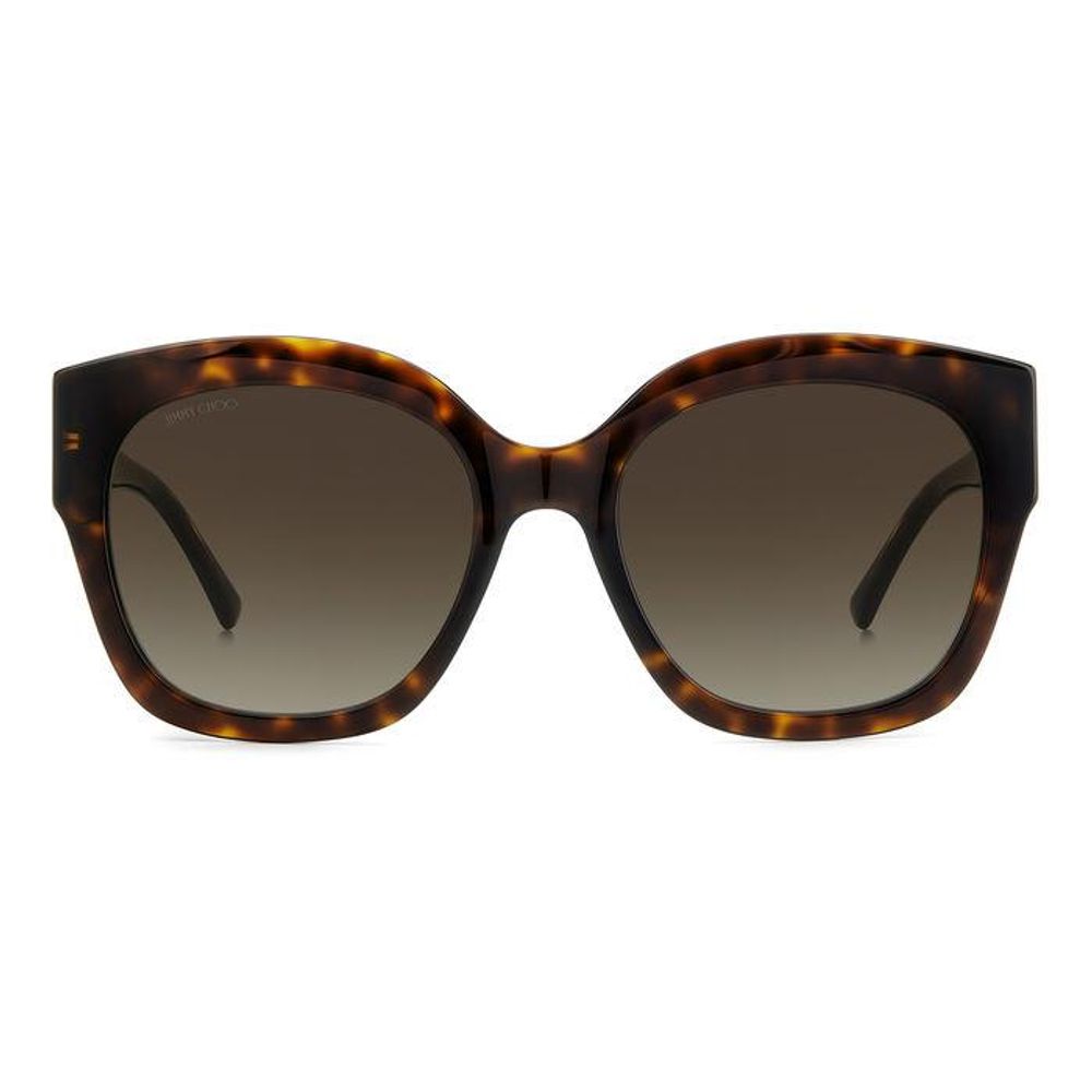 Jimmy Choo Braune Acetat-Sonnenbrille