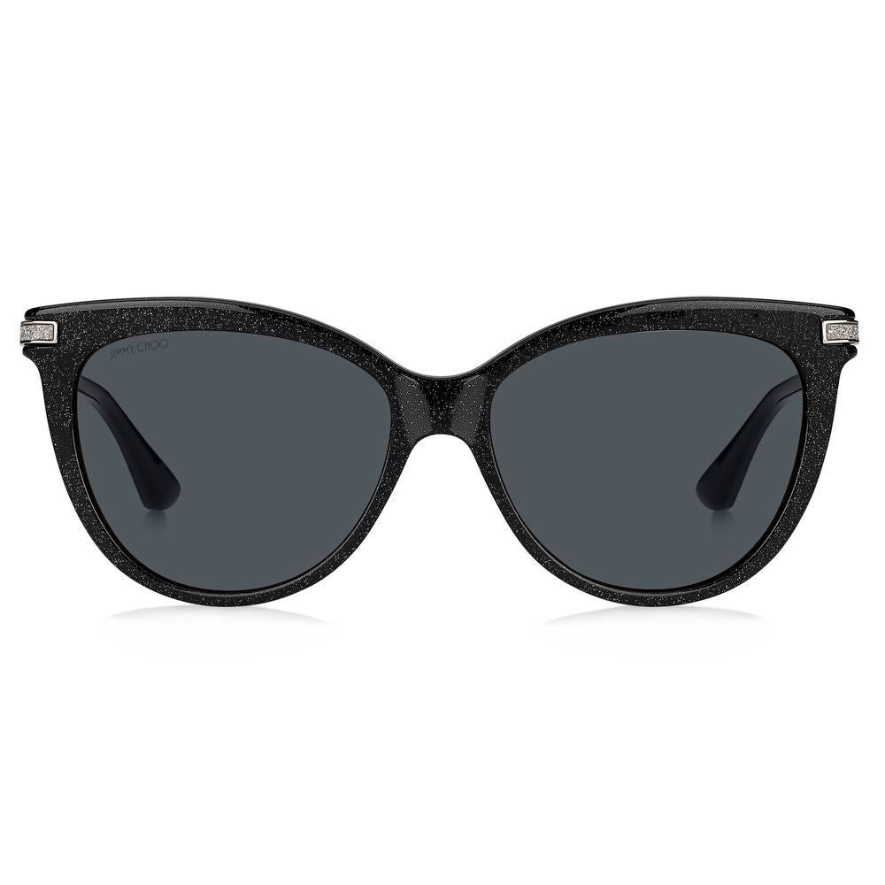 Jimmy Choo Schwarze Acetat-Sonnenbrille