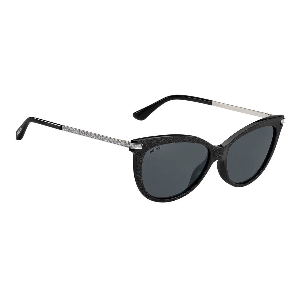 Jimmy Choo Schwarze Acetat-Sonnenbrille