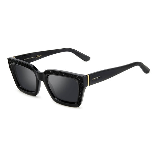 Jimmy Choo Schwarze Kunstharz-Sonnenbrille