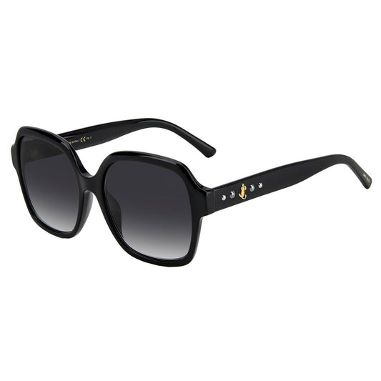 Jimmy Choo Schwarze Acetat-Sonnenbrille