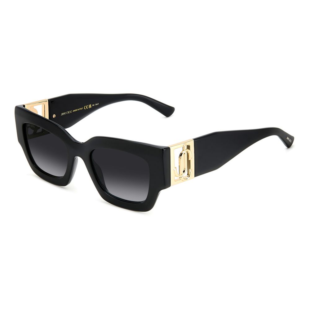 Jimmy Choo Schwarze Kunstharz-Sonnenbrille