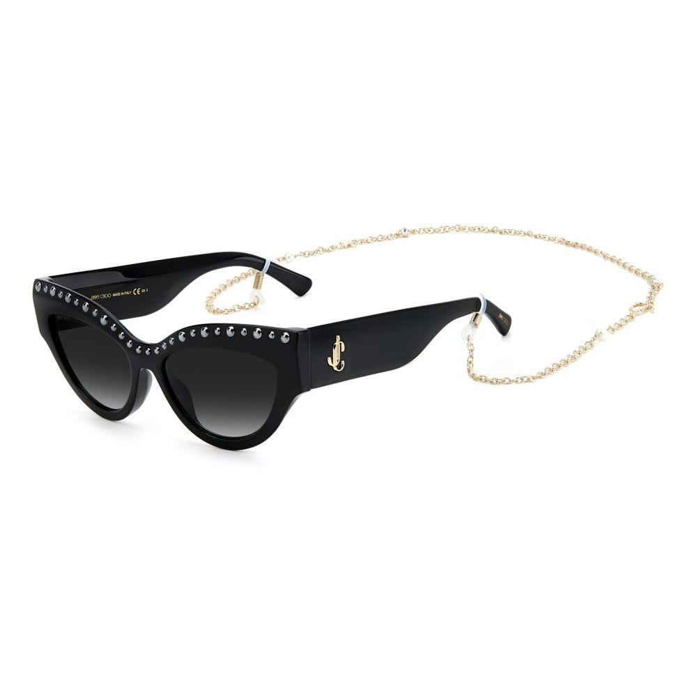 Jimmy Choo Schwarze Acetat-Sonnenbrille