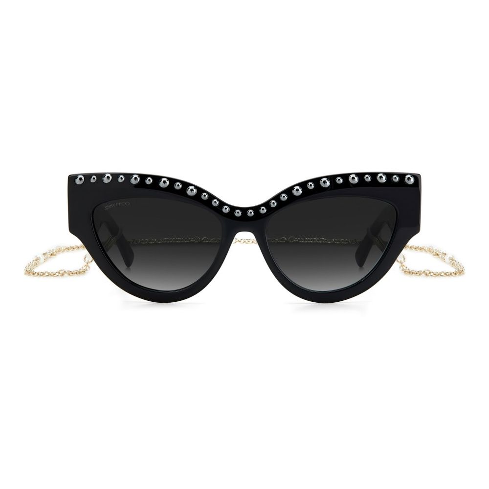 Jimmy Choo Schwarze Acetat-Sonnenbrille