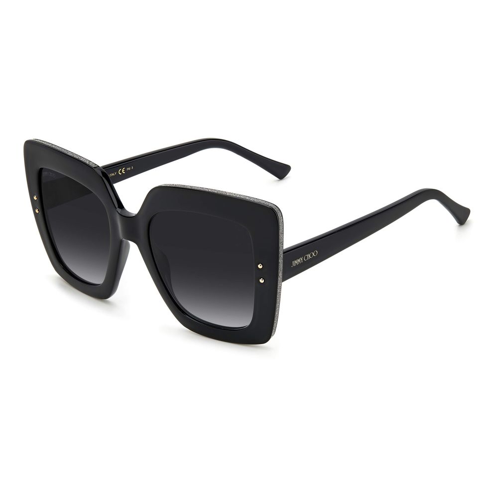 Jimmy Choo Schwarze Acetat-Sonnenbrille