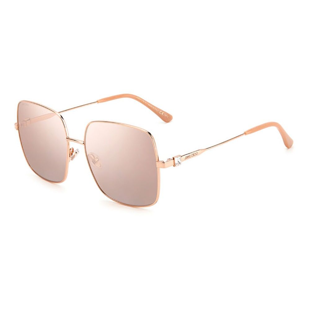 Jimmy Choo Pink Metal Sunglasses