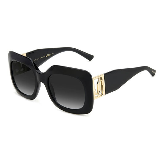 Jimmy Choo Schwarze Kunstharz-Sonnenbrille