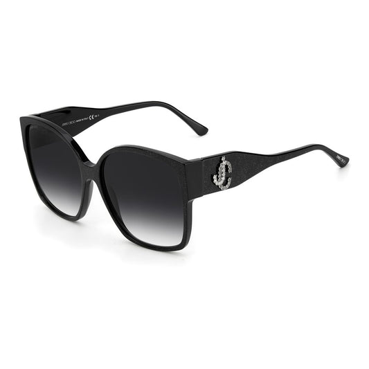 Jimmy Choo Schwarze Acetat-Sonnenbrille