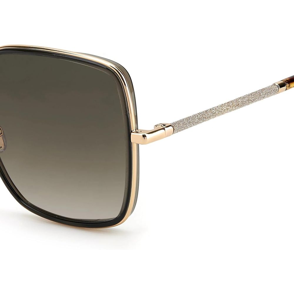 Jimmy Choo Goldene Metall-Sonnenbrille