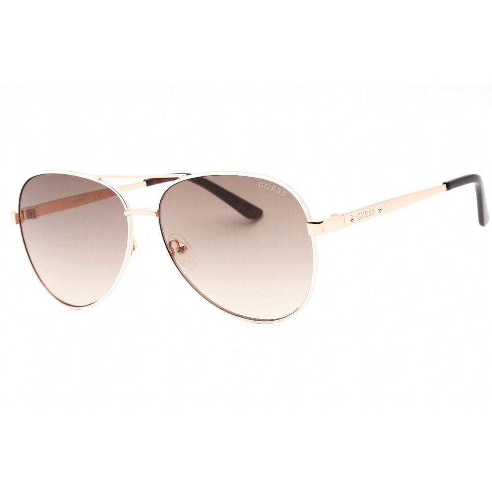 Guess White Metal Sunglasses