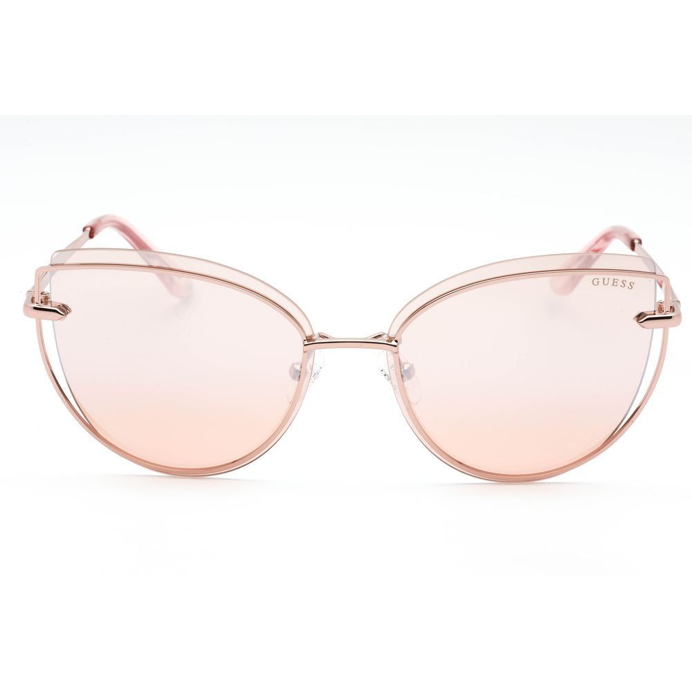 Guess Pink Metal Sunglasses