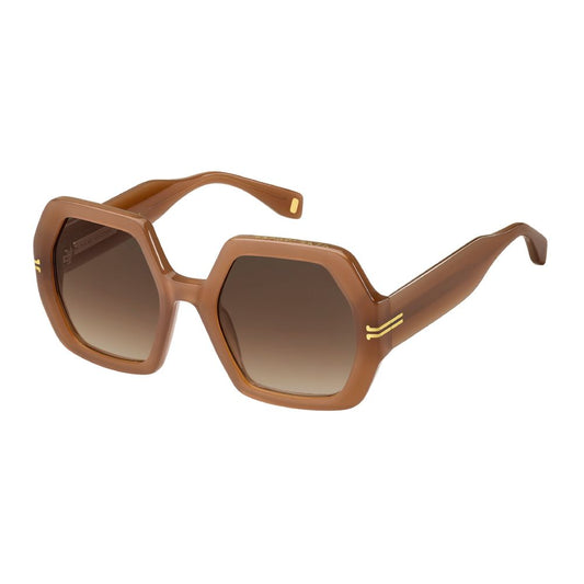 Marc Jacobs Braune Plastiksonnenbrille