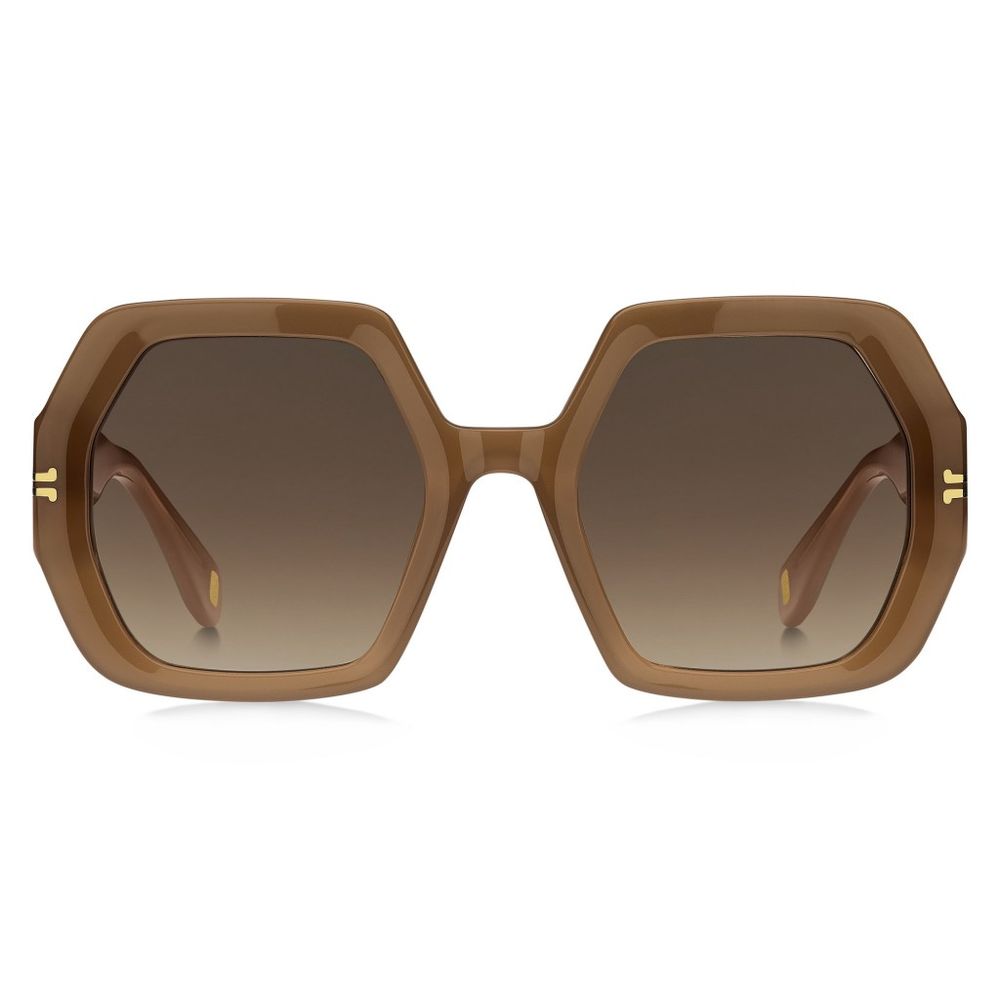 Marc Jacobs Braune Plastiksonnenbrille