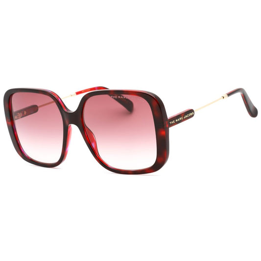 Marc Jacobs Rote Plastiksonnenbrille