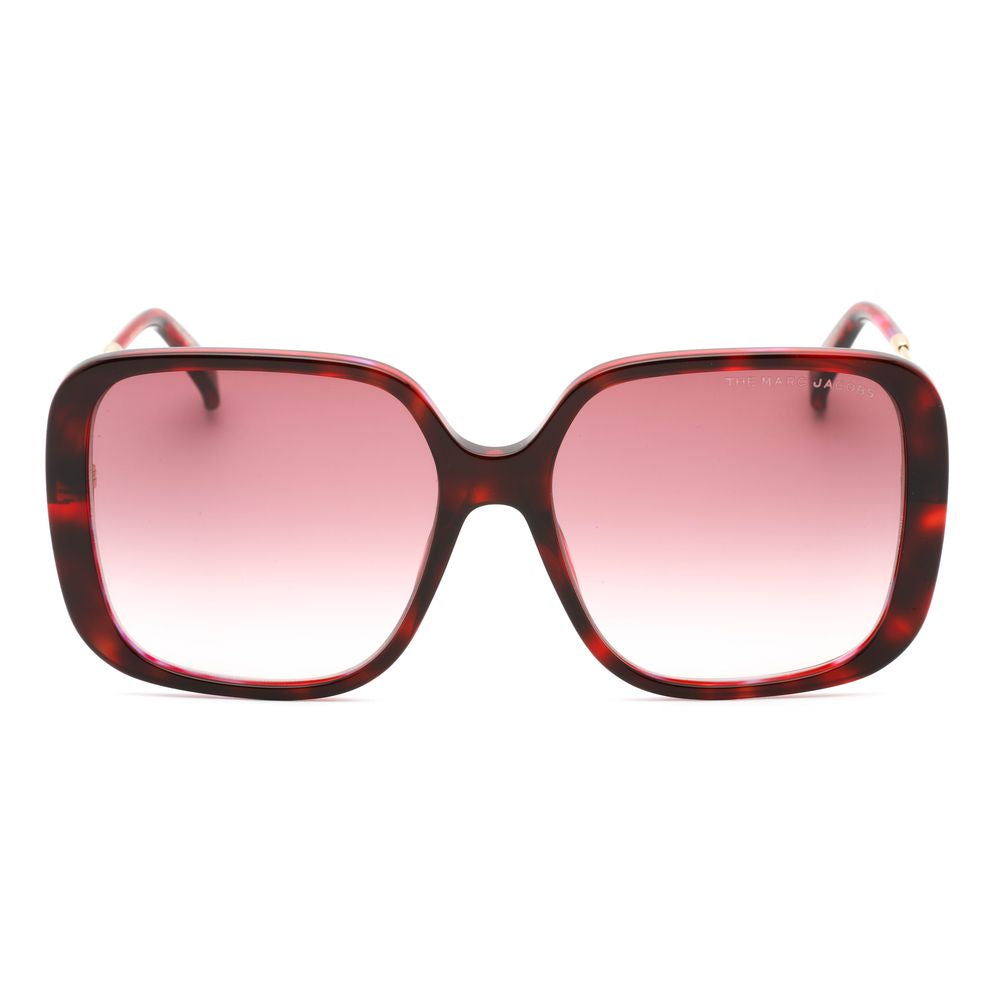 Marc Jacobs Rote Plastiksonnenbrille