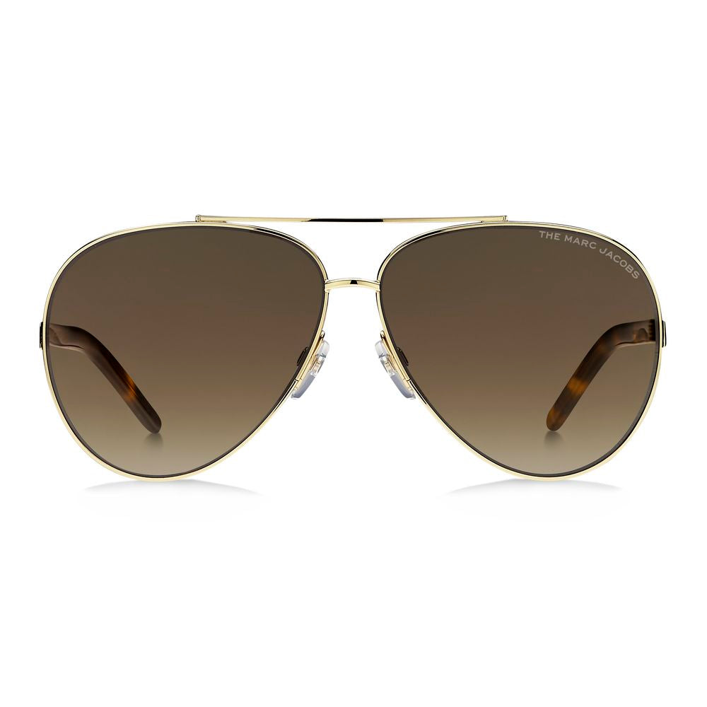 Marc Jacobs Goldene Metall-Sonnenbrille