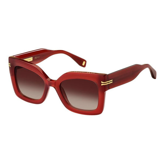 Marc Jacobs Rote Acetat-Sonnenbrille