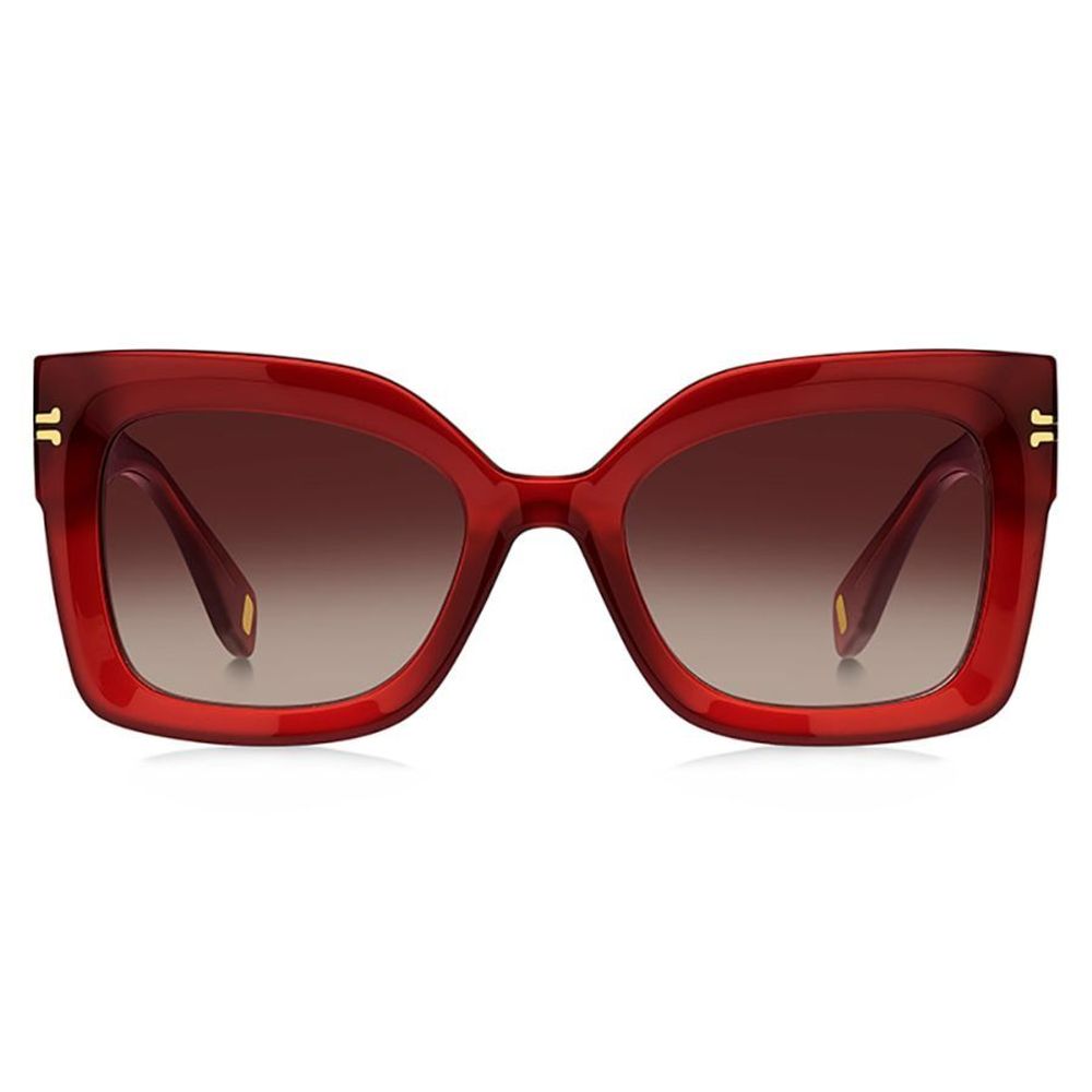 Marc Jacobs Rote Acetat-Sonnenbrille