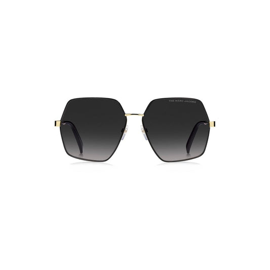 Marc Jacobs Schwarze Metall-Sonnenbrille