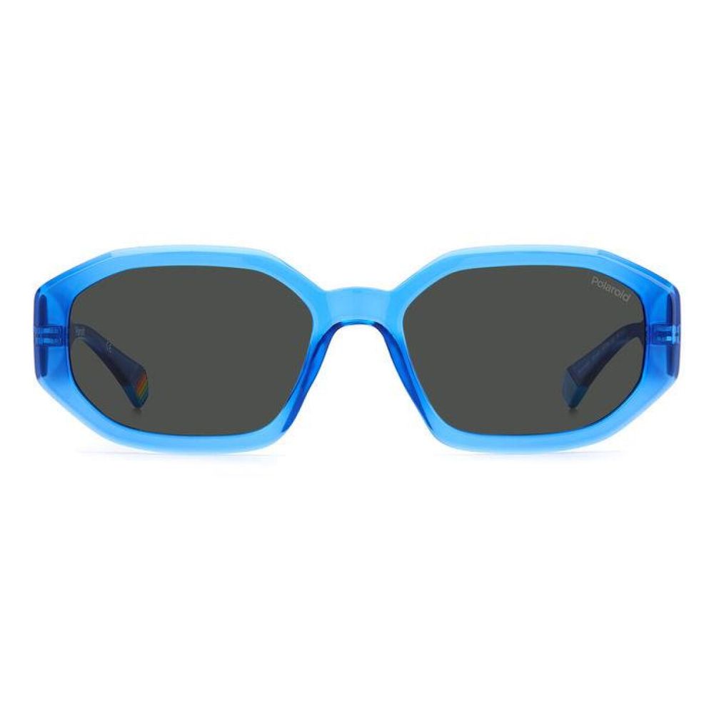 Polaroid Blaue Metall-Sonnenbrille