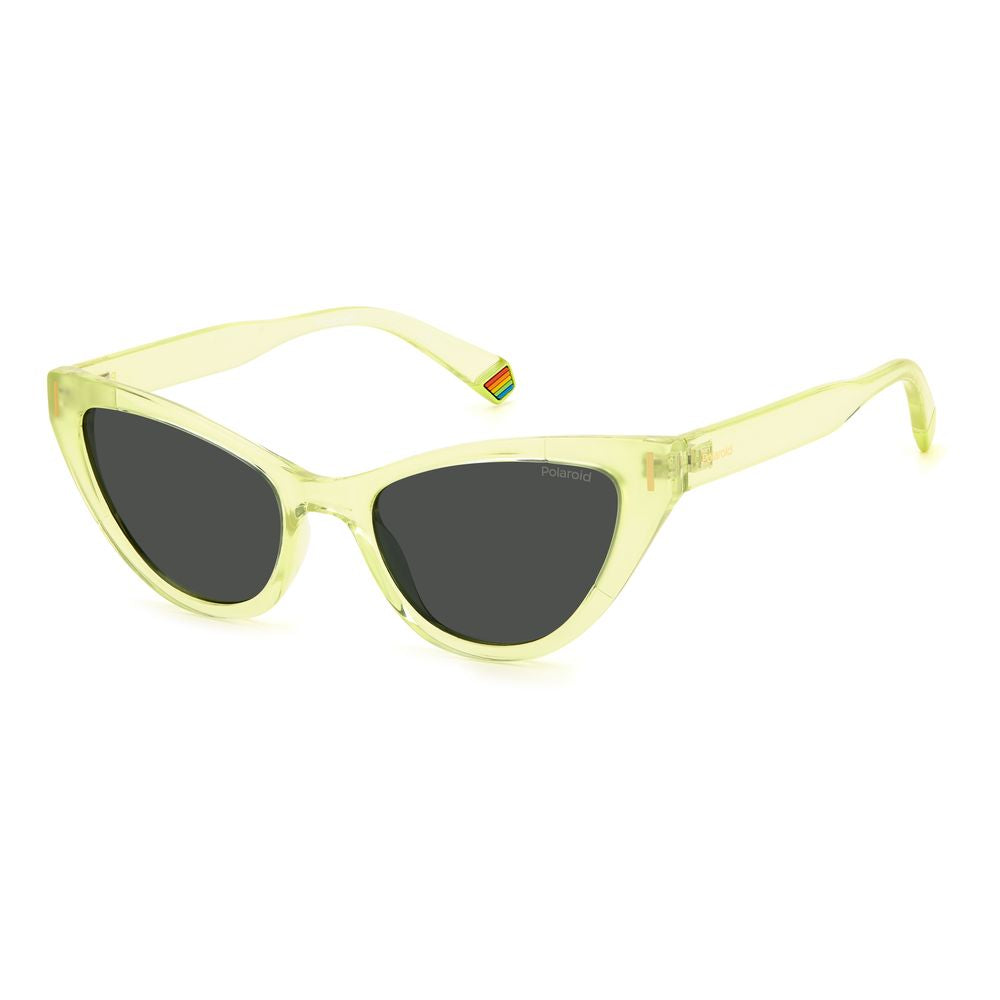 Polaroid Gelbe Plastiksonnenbrille