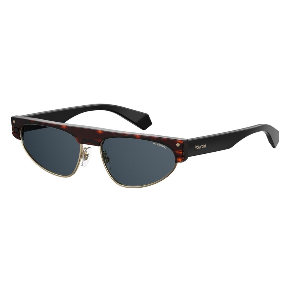 Polaroid Braune Metall-Sonnenbrille