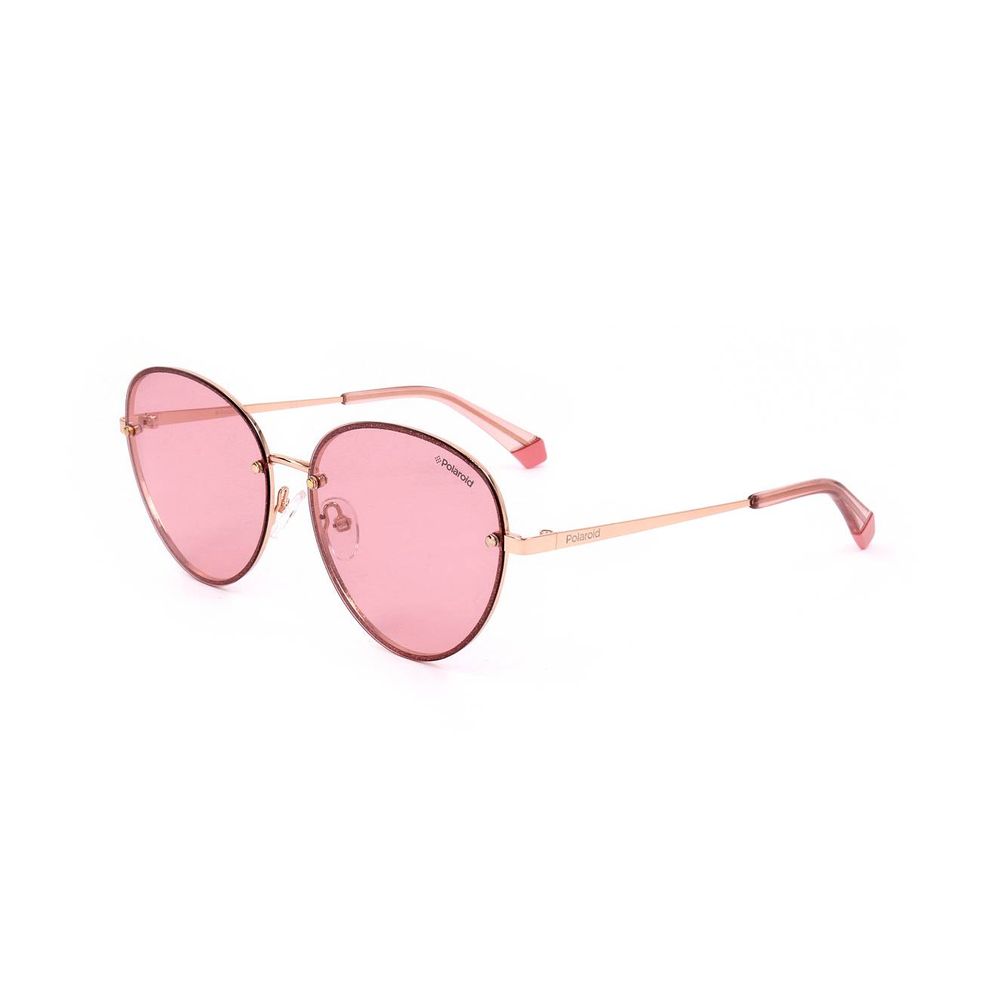 Polaroid Rose Gold Stahl Sonnenbrille