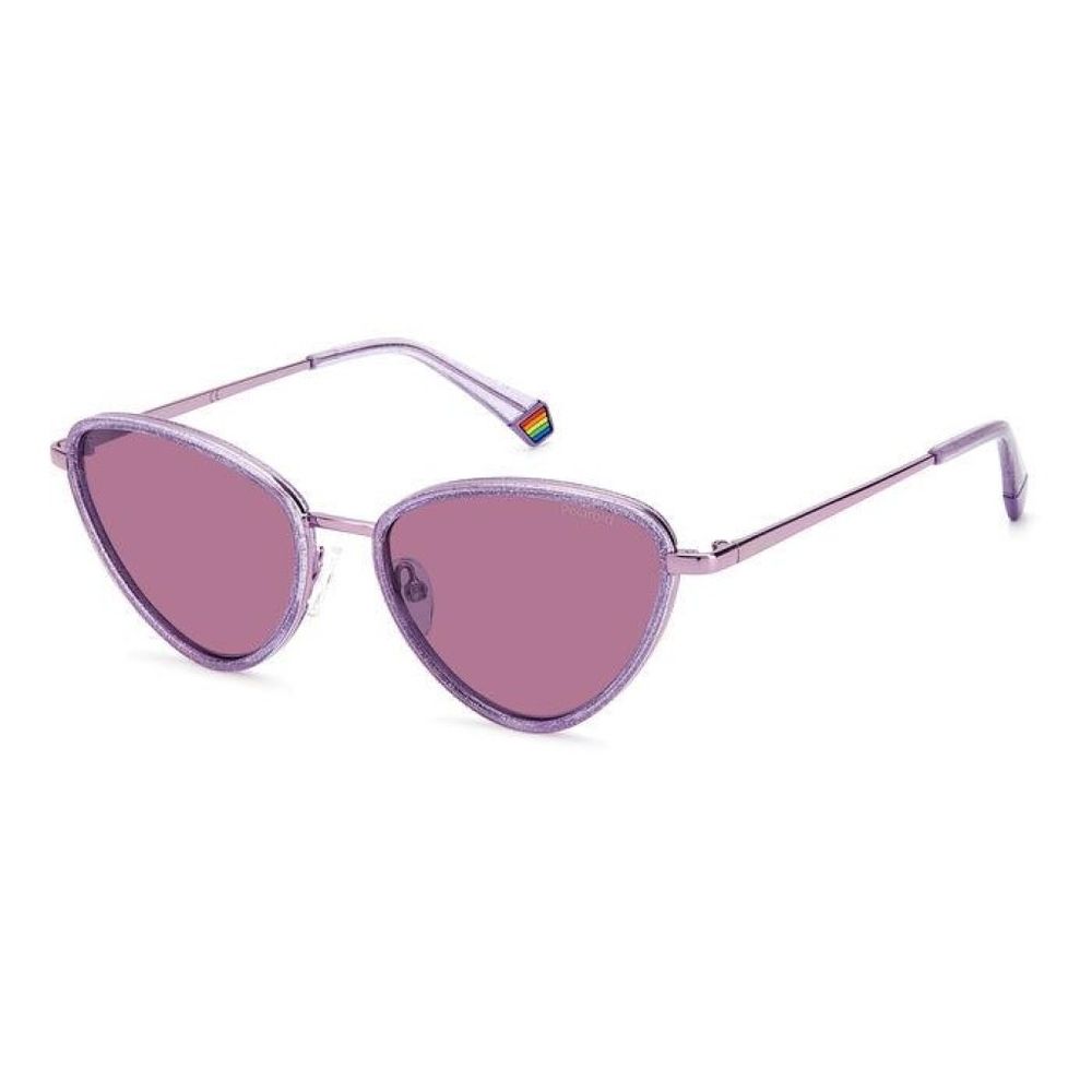 Polaroid Lila Plastik-Sonnenbrille