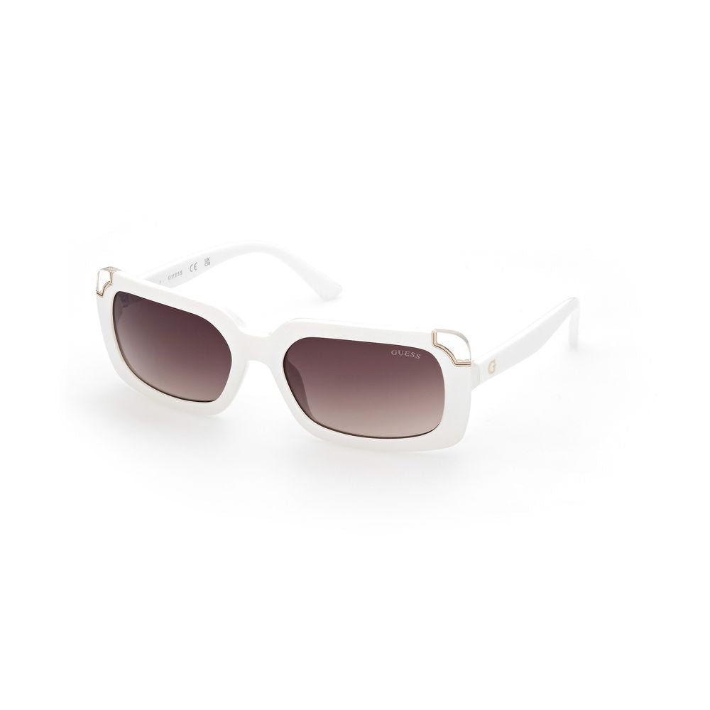 Guess White Sprayed Sunglasses