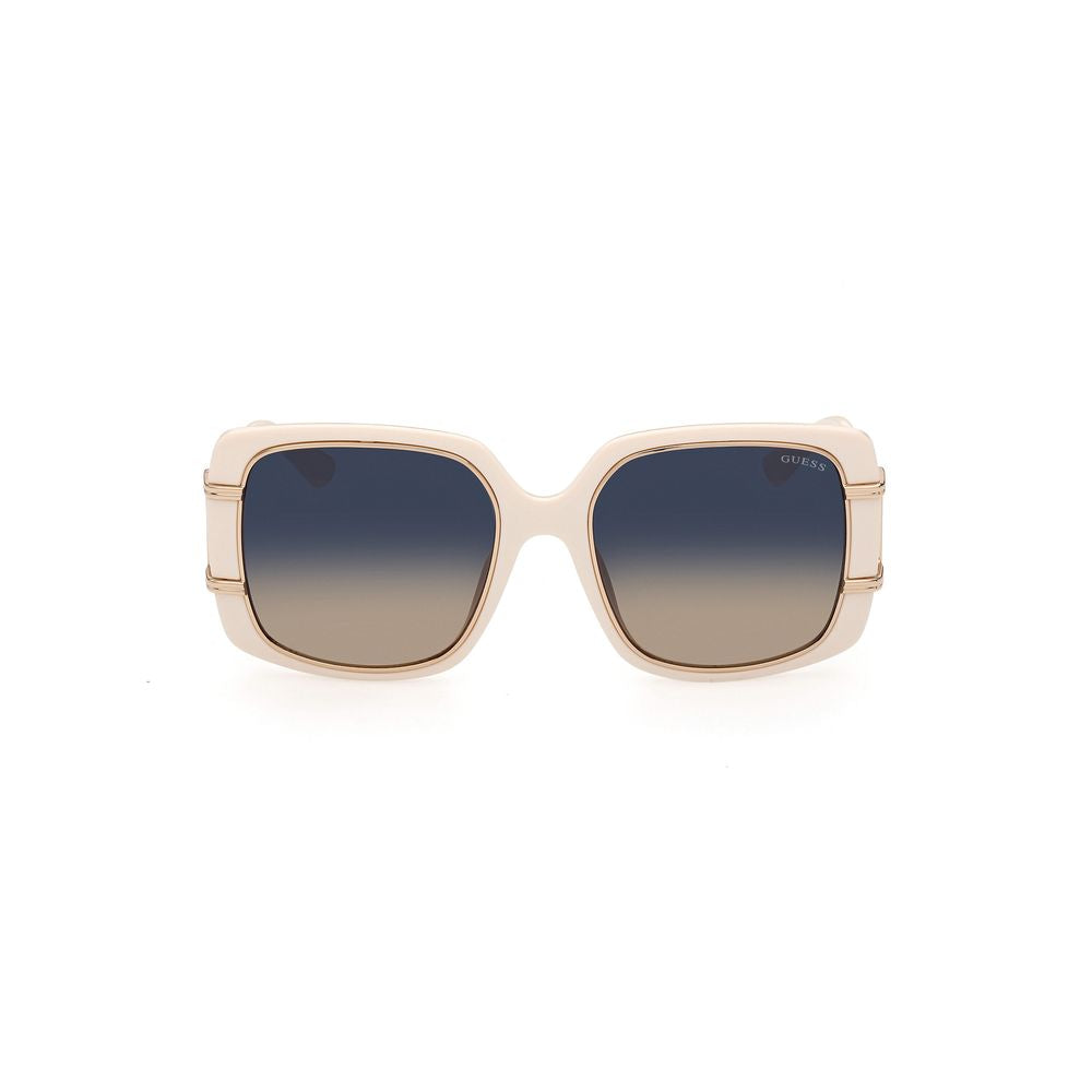 Guess White Sprayed Sunglasses