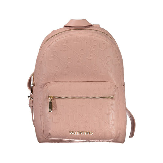 Valentino Bags Rosa Polyethylen-Rucksack