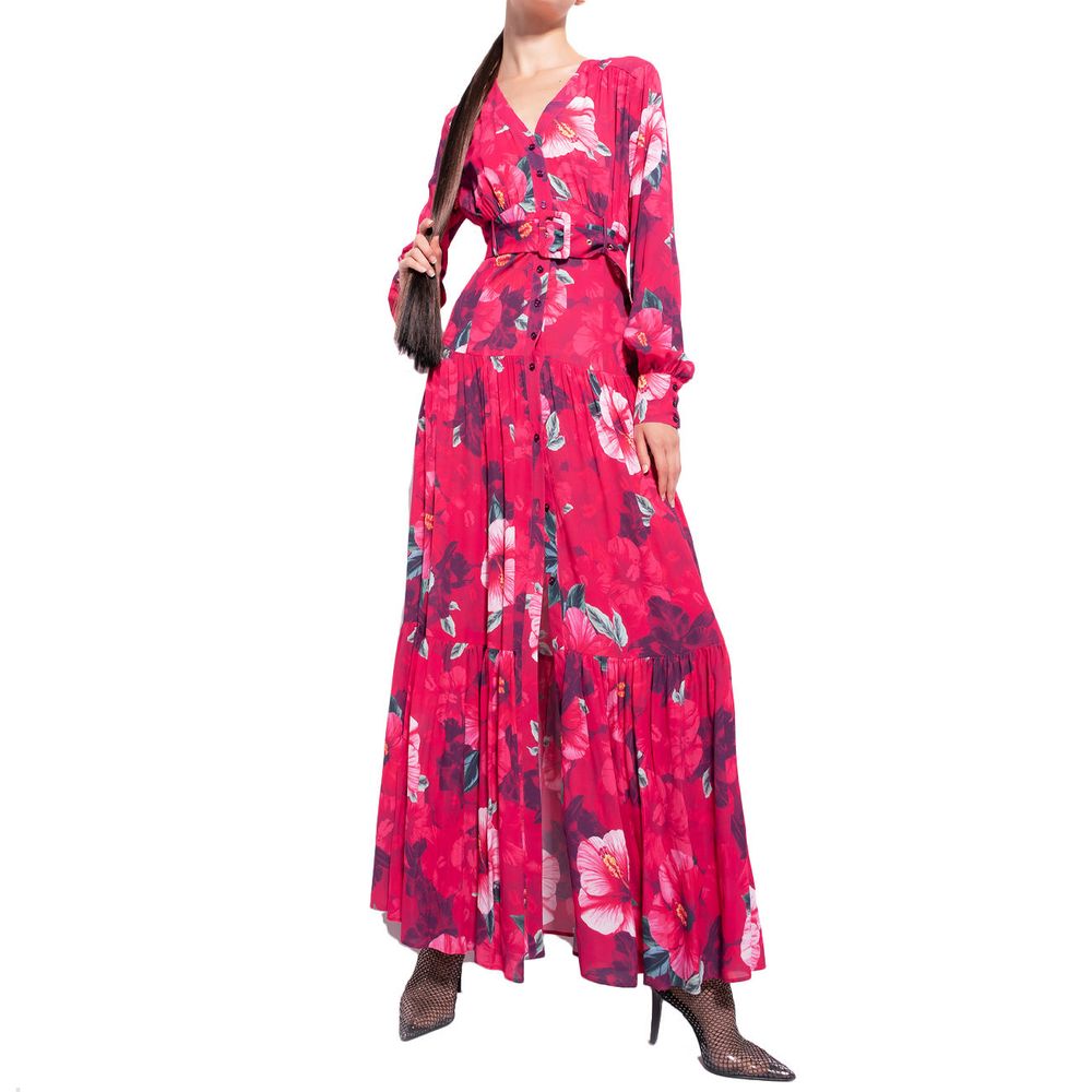 PINKO Fuchsia viscose dress