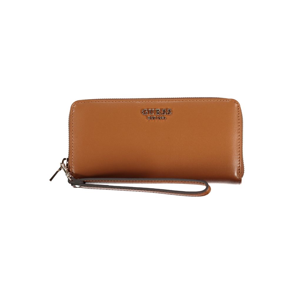 Guess Jeans wallet made of brown polyethylene