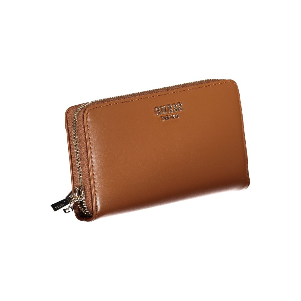 Guess Jeans wallet made of brown polyethylene