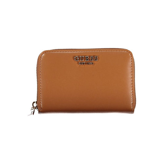 Guess Jeans wallet made of brown polyethylene