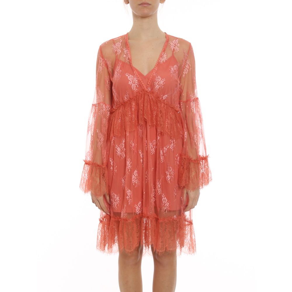 PINKO pink polyamide dress