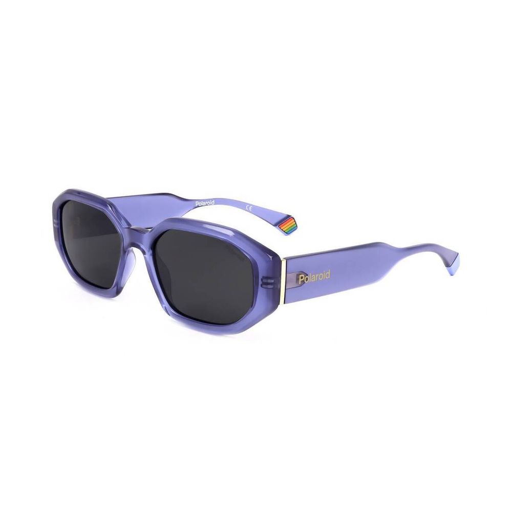 Polaroid Lila Metall-Sonnenbrille