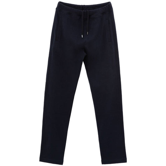 Corneliani Blue Cotton Jeans &amp; Pants