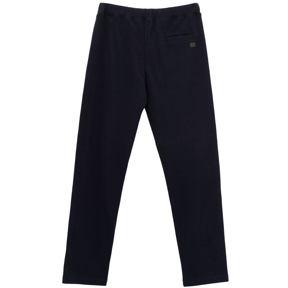 Corneliani Blue Cotton Jeans &amp; Pants