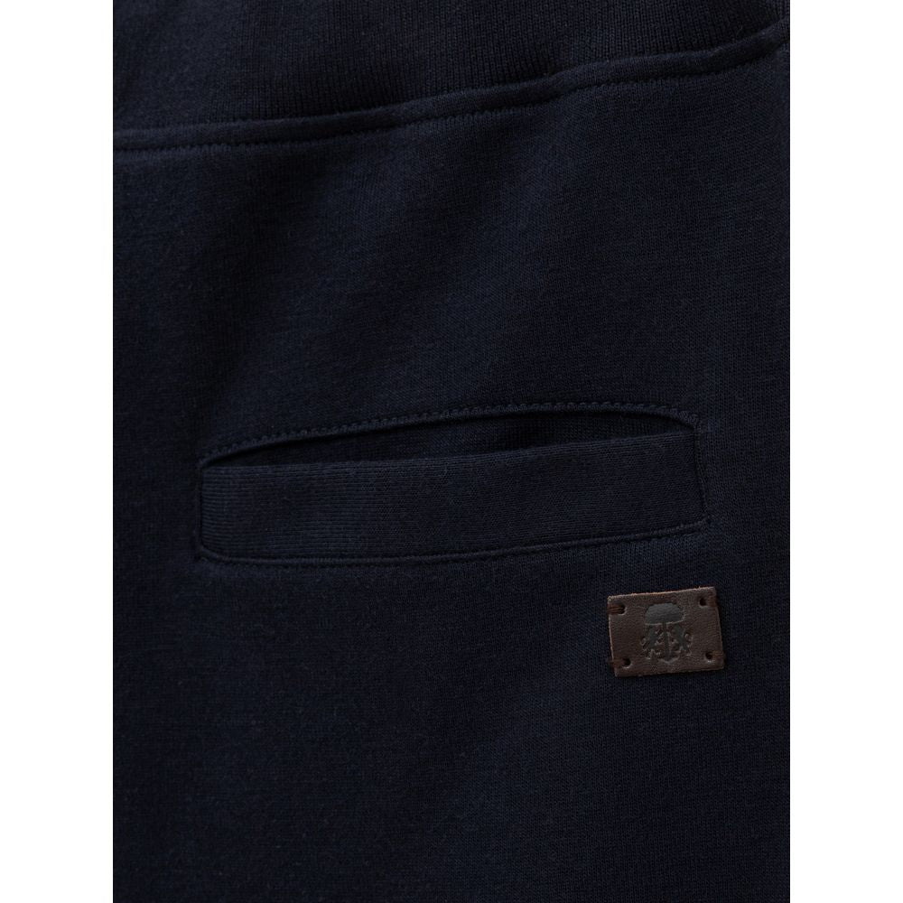 Corneliani Blue Cotton Jeans &amp; Pants