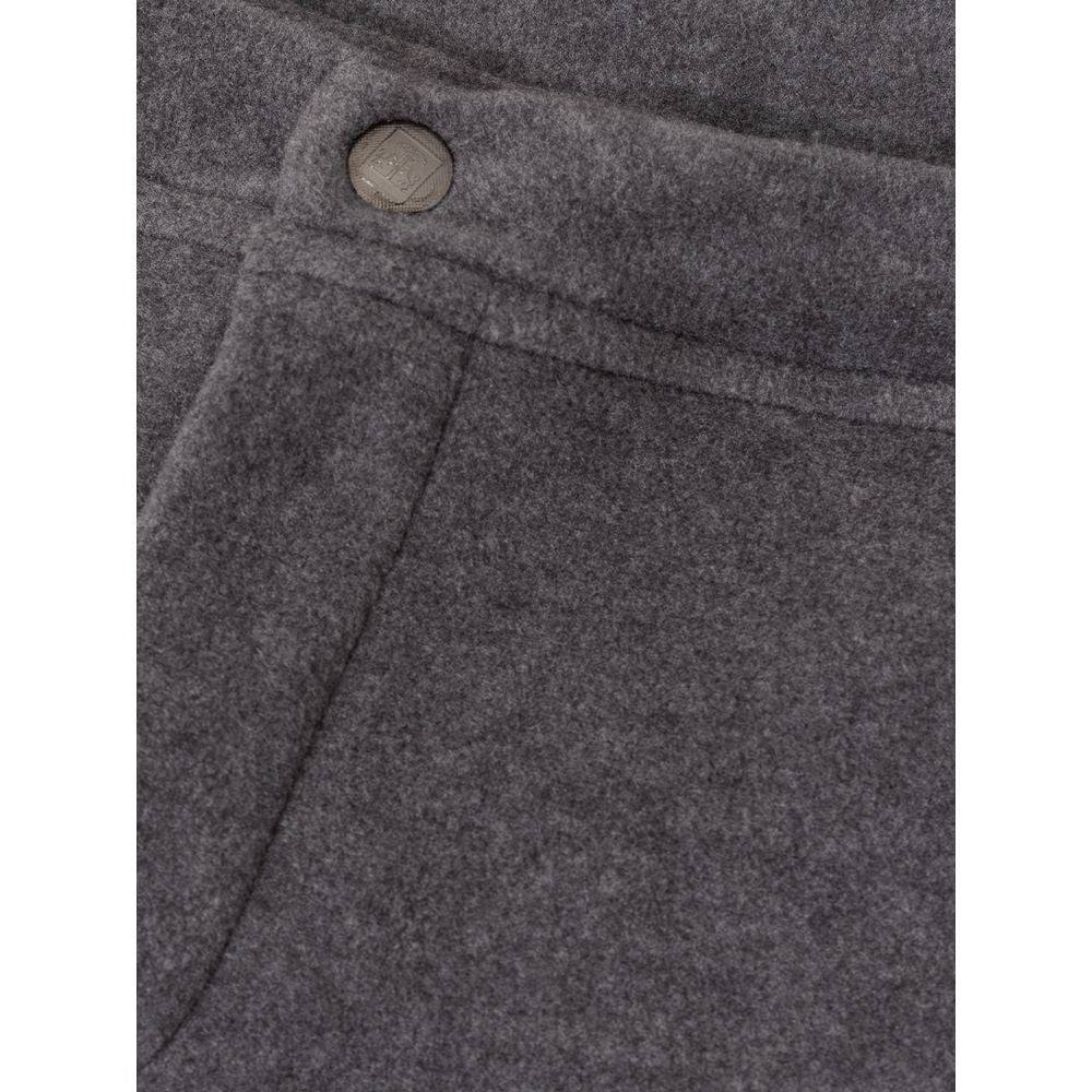 Corneliani Grey Viscose Jeans &amp; Pants