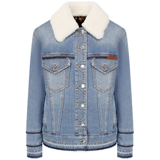 Dolce &amp; Gabbana Light Blue Cotton Jackets &amp; Coats