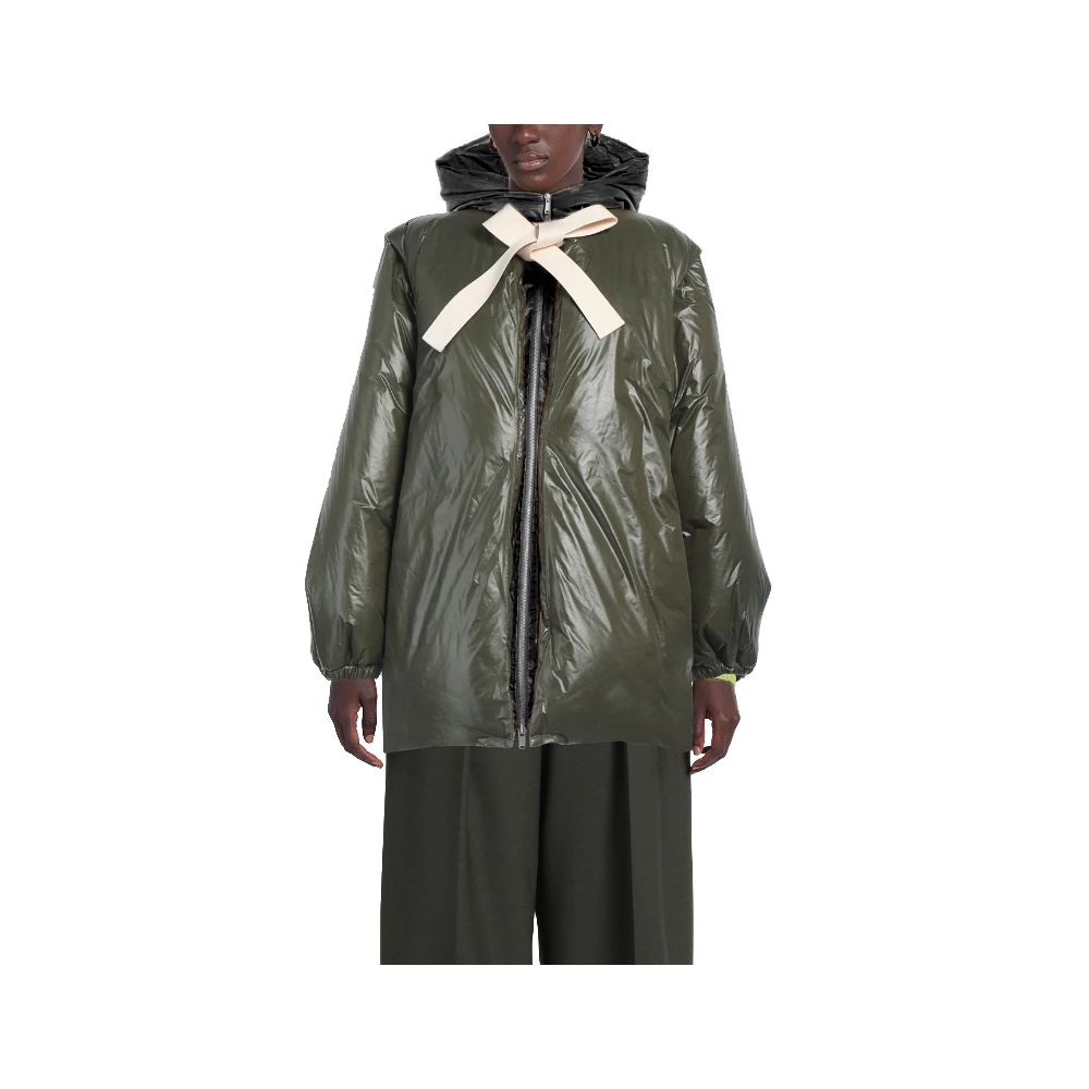 Jil Sander Green Nylon Jackets &amp; Coats