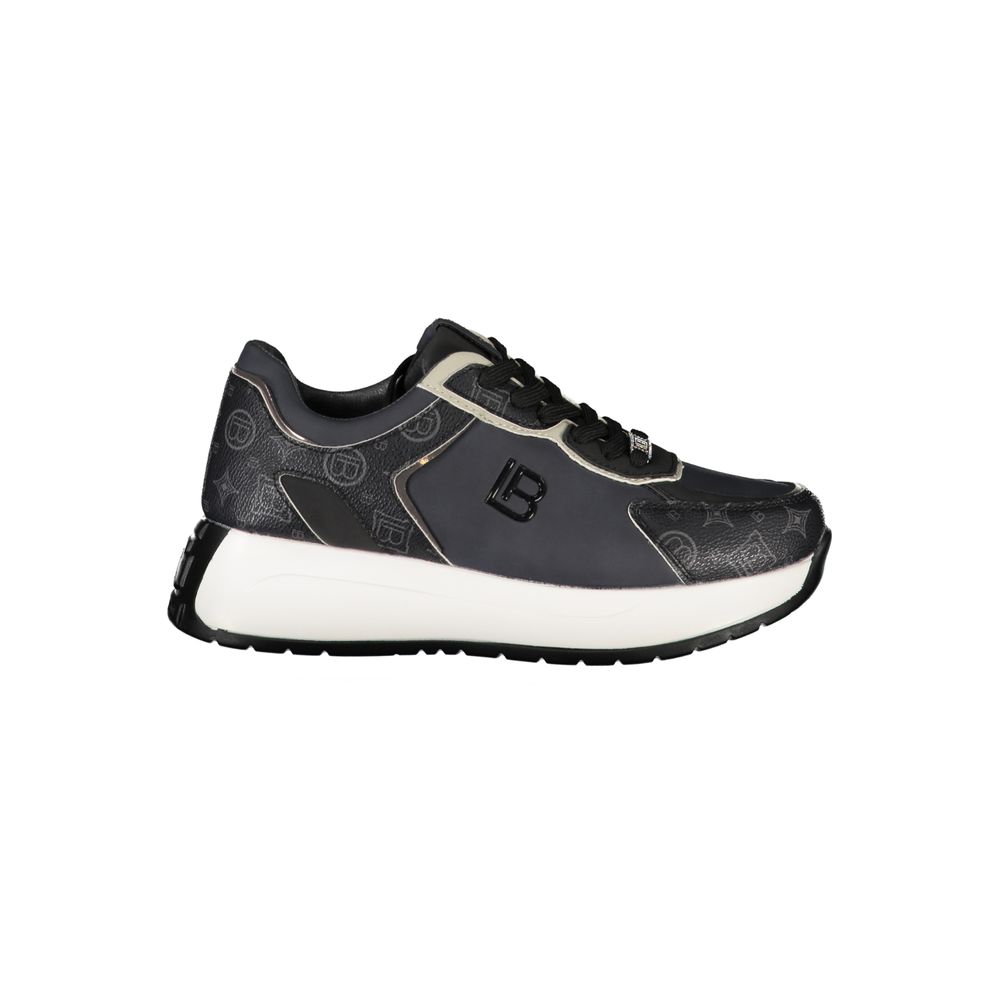 Laura Biagiotti Schwarzer Polyethylen-Sneaker