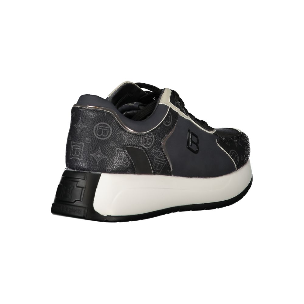 Laura Biagiotti Schwarzer Polyethylen-Sneaker