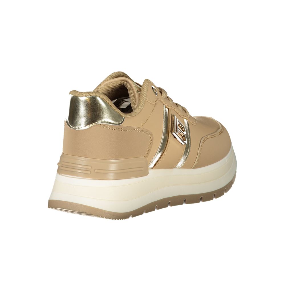 Laura Biagiotti Beige Polyester Sneakers