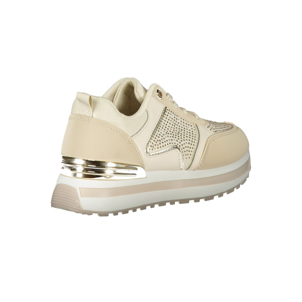 Laura Biagiotti Beige Polyester Sneakers