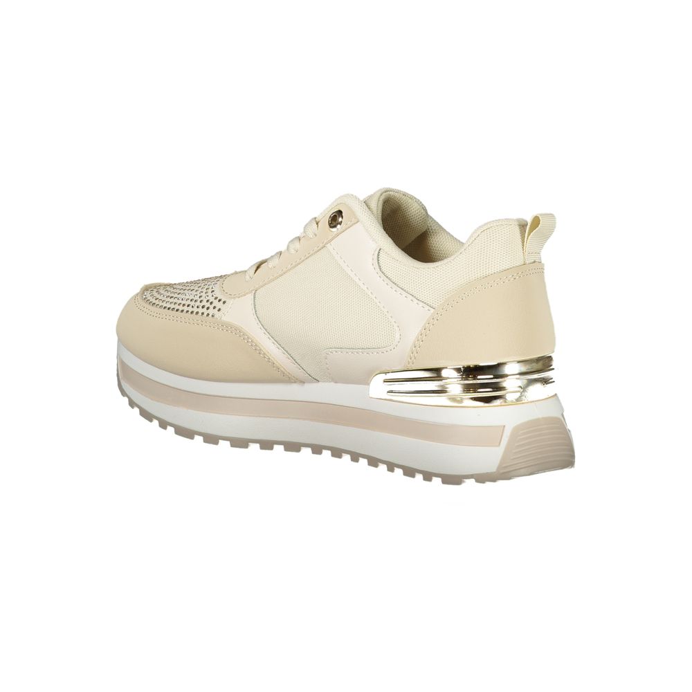 Laura Biagiotti Beige Polyester Sneakers