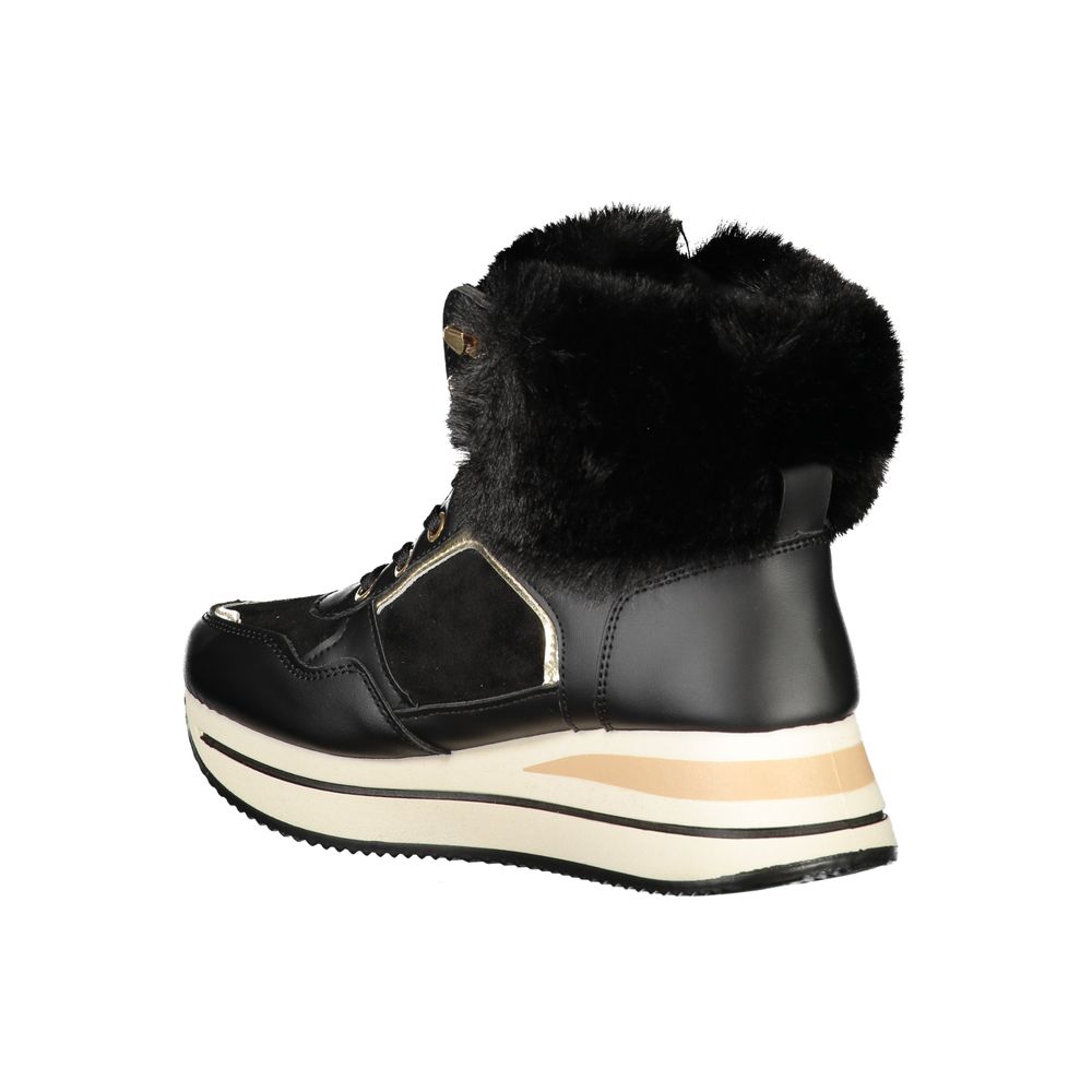 Laura Biagiotti Black Polyester Boots